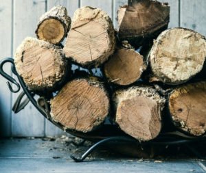 Logs of wood